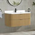 Ophelia & Co. Chantal Single Bathroom Vanity With Engineered Quartz Top