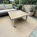 Linon Home Decor Svana Natural Square Coffee Table