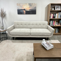 At Home Hadley Tufted Back Sofa - Taupe