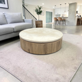 Dovetail Furniture Canyon Coffee Table Natural