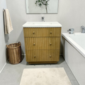 Ari Kitchen & Bath La Jolla Single Bathroom Vanity With Engineered Stone Top