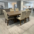 Latitude Run Jaquelyn Extendable Trestle Dining Set