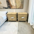 Lark Manor Stanger 2-Drawer Nightstands Set of 2