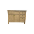 Birch Lane Lala 42" Single Bathroom Vanity With Grain White Engineered Stone Countertop Without Mirror
