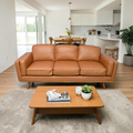 George Oliver Reeves Vegan Leather Sofa