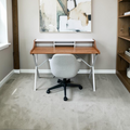 Modway Bin Office Desk in Walnut