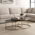 Mercer41 Rudin Gray Nesting Coffee Tables