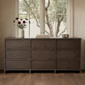 Moe's Home Collection Jenson 9 Drawer Dresser Brown