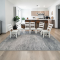 One Allium Way Signature Design By Ashley Valebeck Vintage Farmhouse Cushioned Dining Chair, Whitewash Set of 6