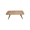 George Oliver 78"–96" Oak Veneer Extendable Rectangular Dining Table for 6‑8