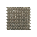 Bond Tile Stainless Steel Stainless Steel Penny Round Mosaic Wall Tile
