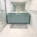 Ariel Bath 72" Double Bathroom Vanity Base Only