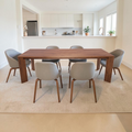 Frame Dining Table, Seats 8-10 People, American Walnut