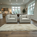 Classic Home Audrey Upholstered Swivel Armchair Set of 2