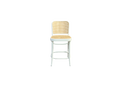 Taburete de bar Design Public 811 - Asiento y respaldo de caña