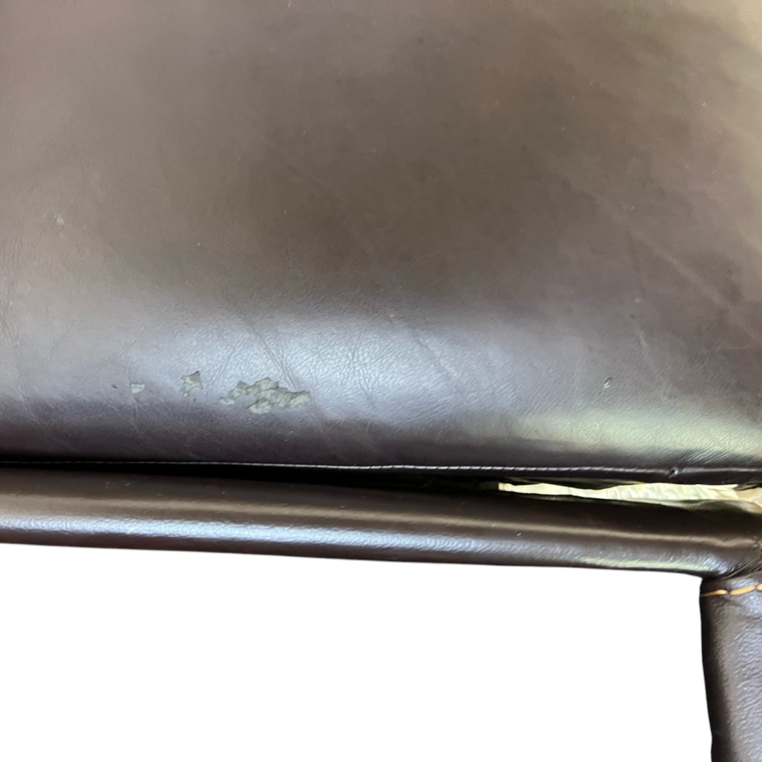 Large Black Leather Sectional Recliner Couch