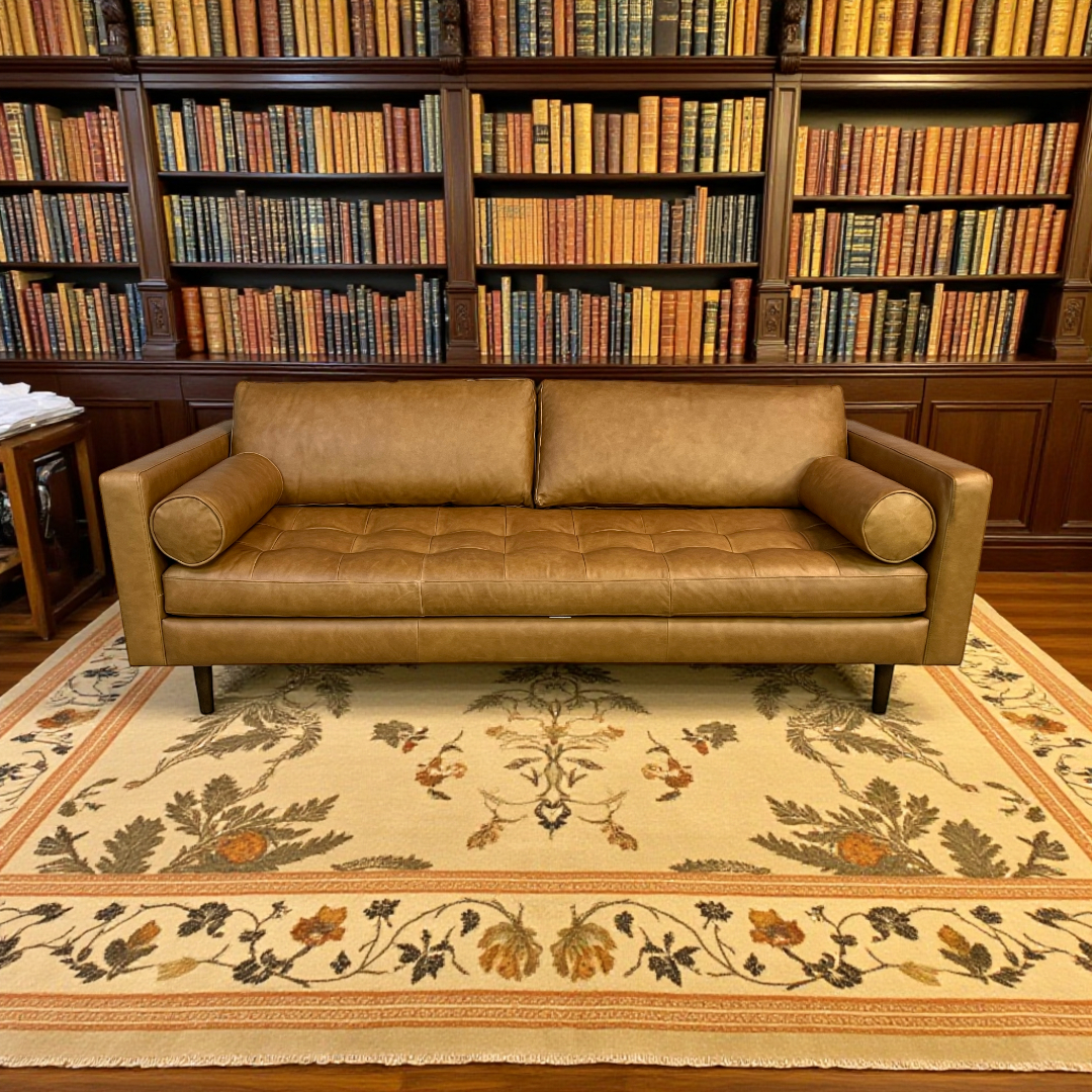 Poly and Bark Napa Sofa