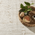 Dash and Albert Rugs Malone Oatmeal Machine Printed Washable Rug