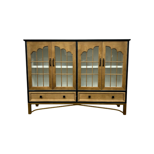 NICECABINET Vintage - Distressed Solid Wood Accent Cabinet, image 2