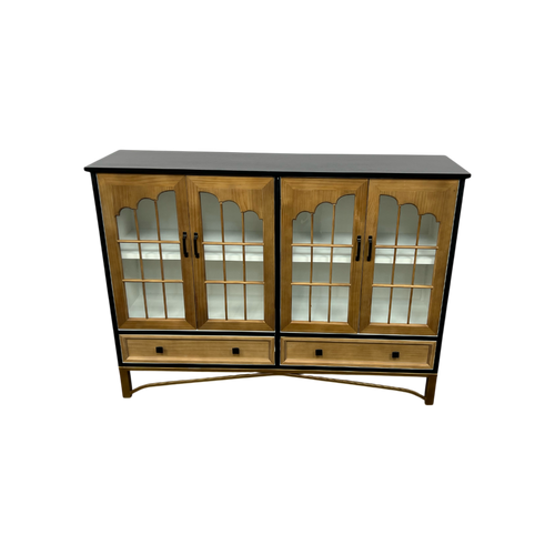 NICECABINET Vintage - Distressed Solid Wood Accent Cabinet, image 3