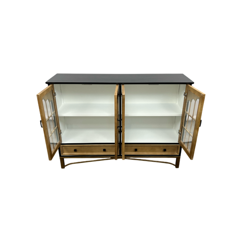 NICECABINET Vintage - Distressed Solid Wood Accent Cabinet, image 10