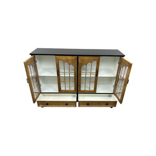 NICECABINET Vintage - Distressed Solid Wood Accent Cabinet, image 12