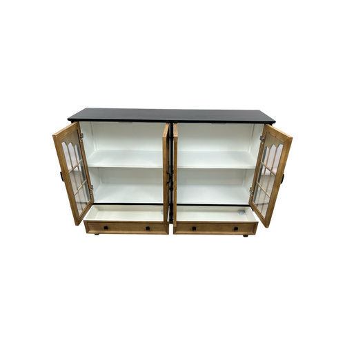 NICECABINET Vintage - Distressed Solid Wood Accent Cabinet, image 13