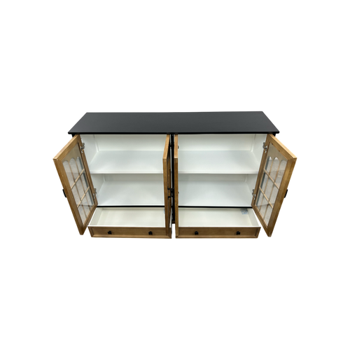 NICECABINET Vintage - Distressed Solid Wood Accent Cabinet, image 14