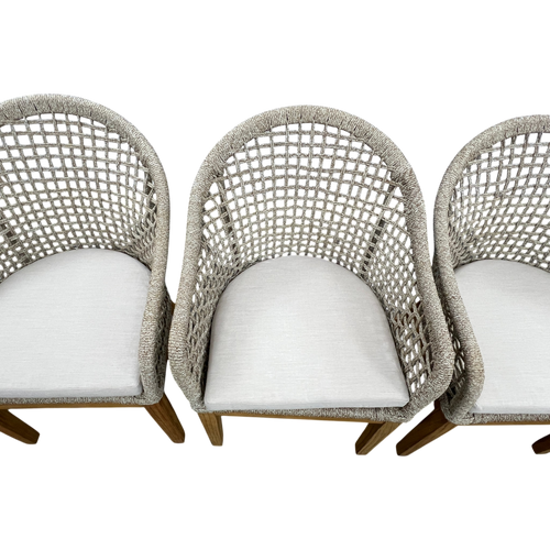 Birch Lane Akiva Patio Dining Armchair with Sunbrella Cushions (Set of 4), image 13