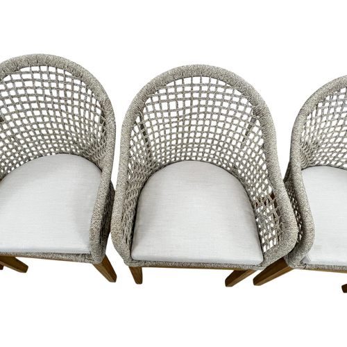 Birch Lane Akiva Patio Dining Armchair with Sunbrella Cushions (Set of 4), image 14