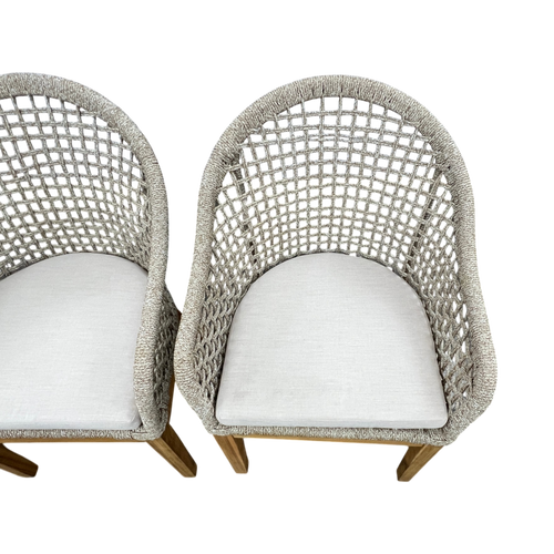 Birch Lane Akiva Patio Dining Armchair with Sunbrella Cushions (Set of 4), image 15