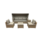 Bayou Breeze Mccrady Fully Assembled Aluminum Outdoor Patio Daybed