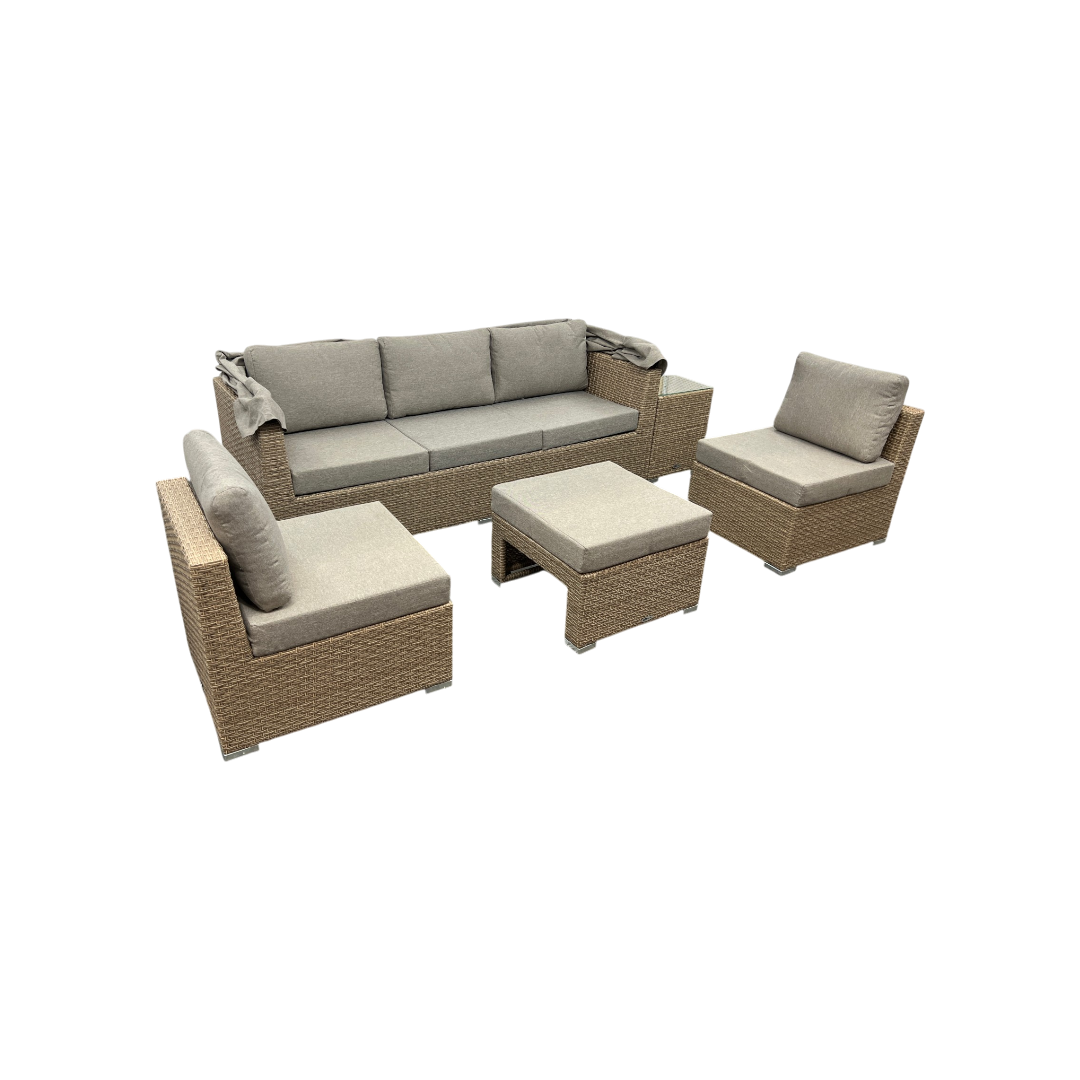 Bayou Breeze Mccrady Fully Assembled Aluminum Outdoor Patio Daybed