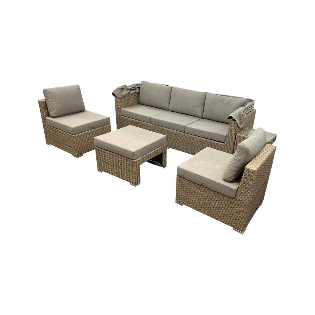 Bayou Breeze Mccrady Fully Assembled Aluminum Outdoor Patio Daybed