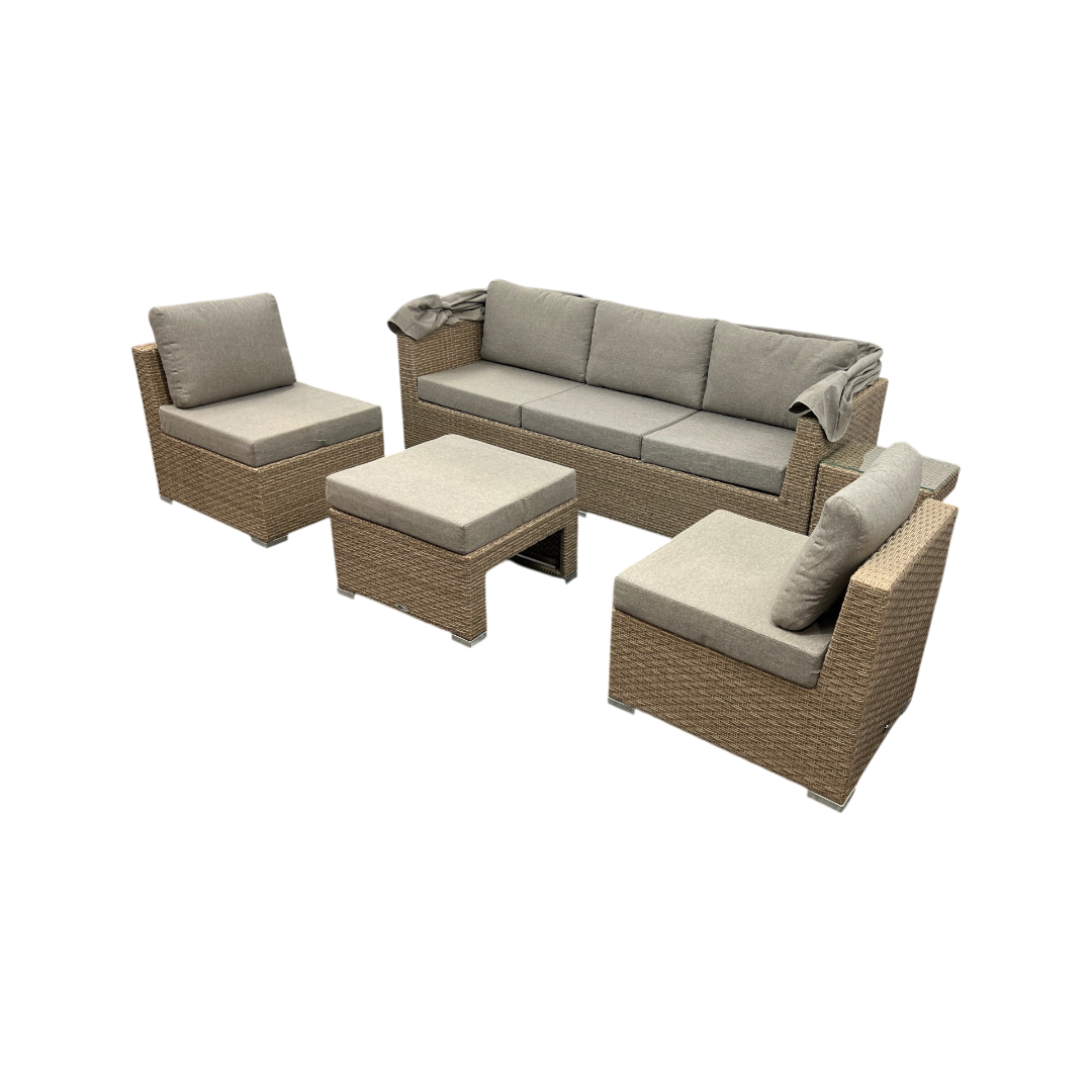 Bayou Breeze Mccrady Fully Assembled Aluminum Outdoor Patio Daybed