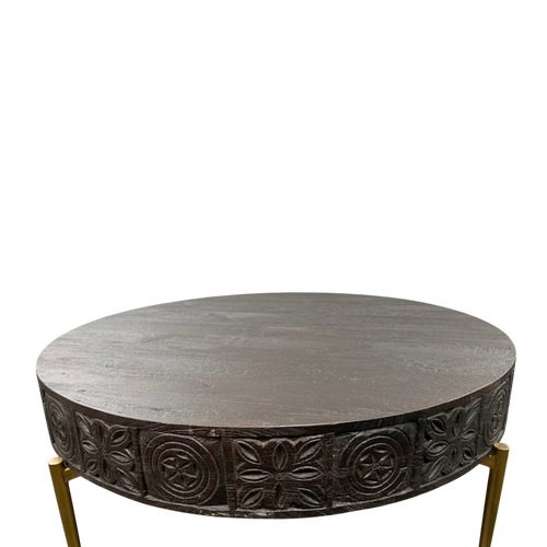 Hooker Furniture Commerce & Market Carved Round Cocktail Table, image 5