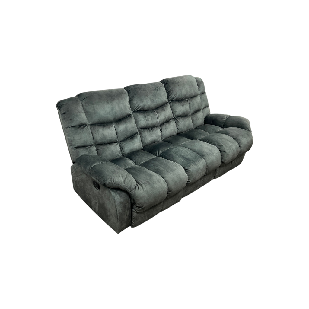 Red Barrel Studio Edilmar Wide Contemporary and Overstuffed Manual Reclining Sofa with Wide Backrest