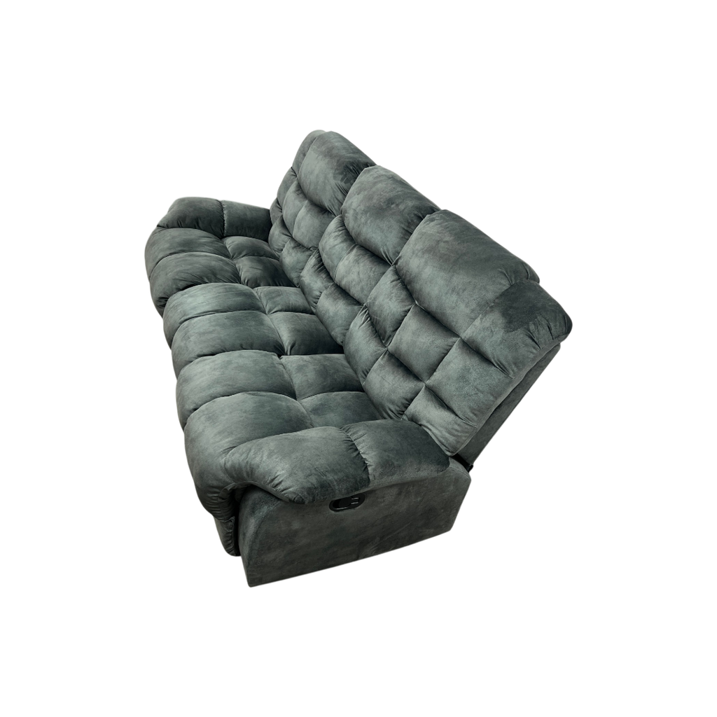 Red Barrel Studio Edilmar Wide Contemporary and Overstuffed Manual Reclining Sofa with Wide Backrest