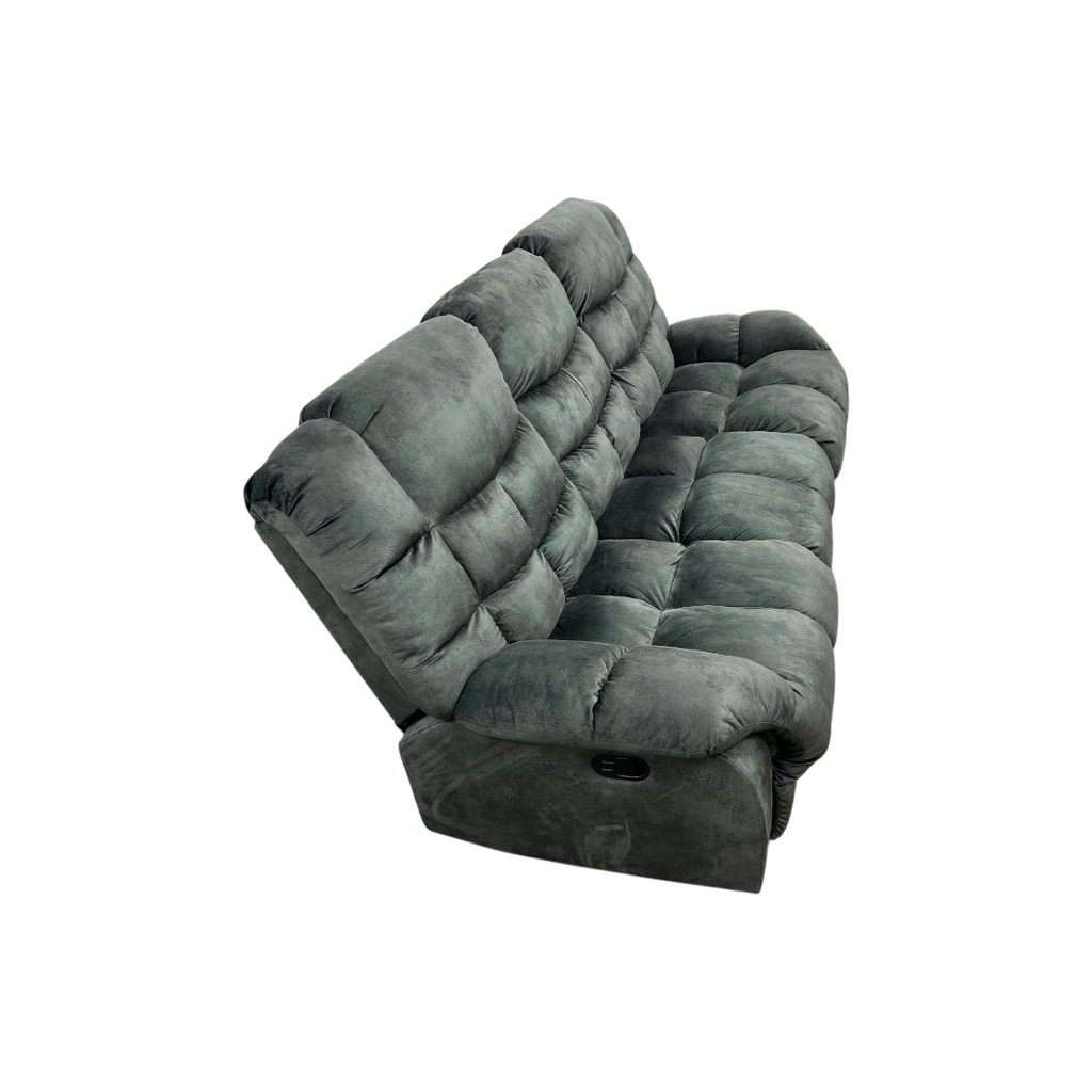 Red Barrel Studio Edilmar Wide Contemporary and Overstuffed Manual Reclining Sofa with Wide Backrest