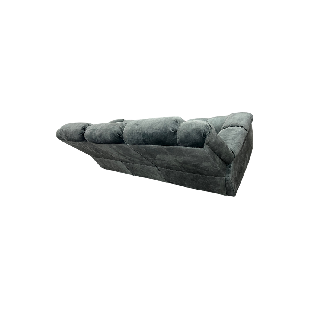 Red Barrel Studio Edilmar Wide Contemporary and Overstuffed Manual Reclining Sofa with Wide Backrest