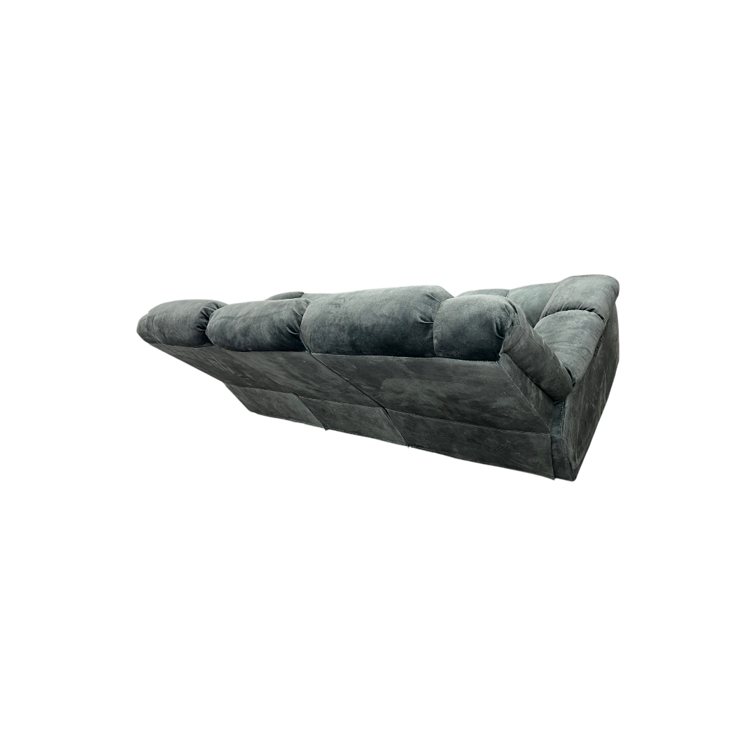 Red Barrel Studio Edilmar Wide Contemporary and Overstuffed Manual Reclining Sofa with Wide Backrest