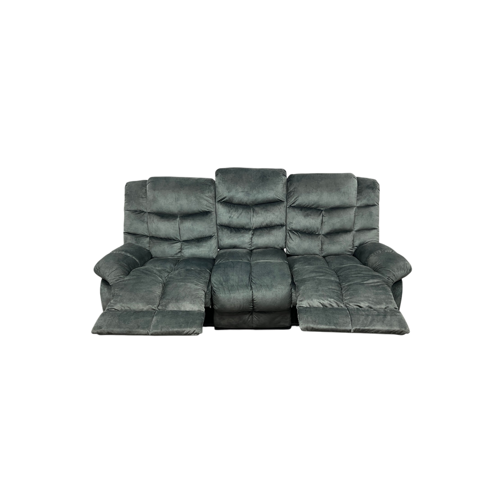 Red Barrel Studio Edilmar Wide Contemporary and Overstuffed Manual Reclining Sofa with Wide Backrest