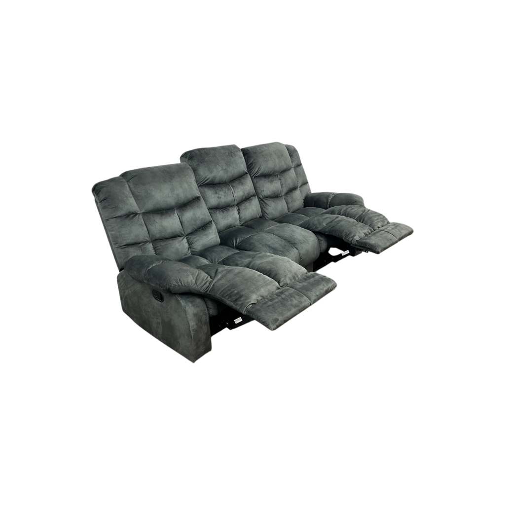 Red Barrel Studio Edilmar Wide Contemporary and Overstuffed Manual Reclining Sofa with Wide Backrest