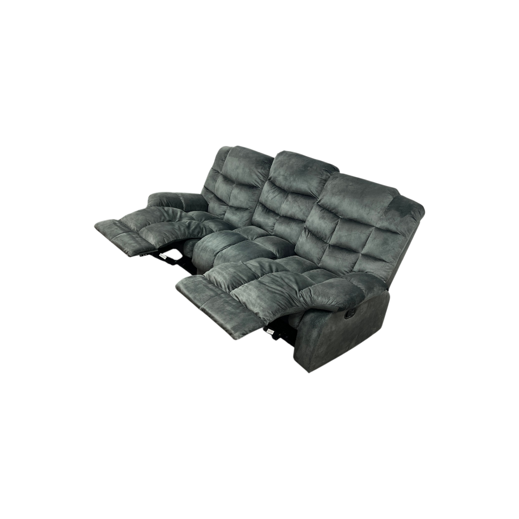 Red Barrel Studio Edilmar Wide Contemporary and Overstuffed Manual Reclining Sofa with Wide Backrest