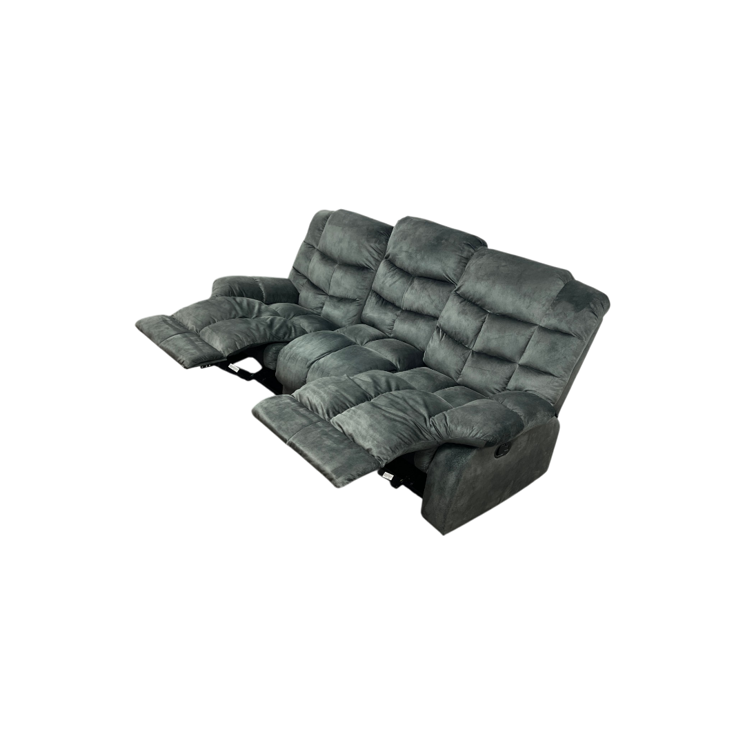 Red Barrel Studio Edilmar Wide Contemporary and Overstuffed Manual Reclining Sofa with Wide Backrest