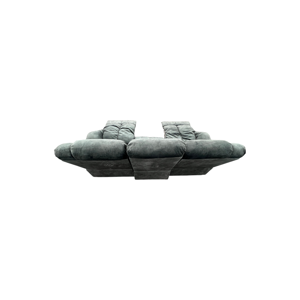Red Barrel Studio Edilmar Wide Contemporary and Overstuffed Manual Reclining Sofa with Wide Backrest