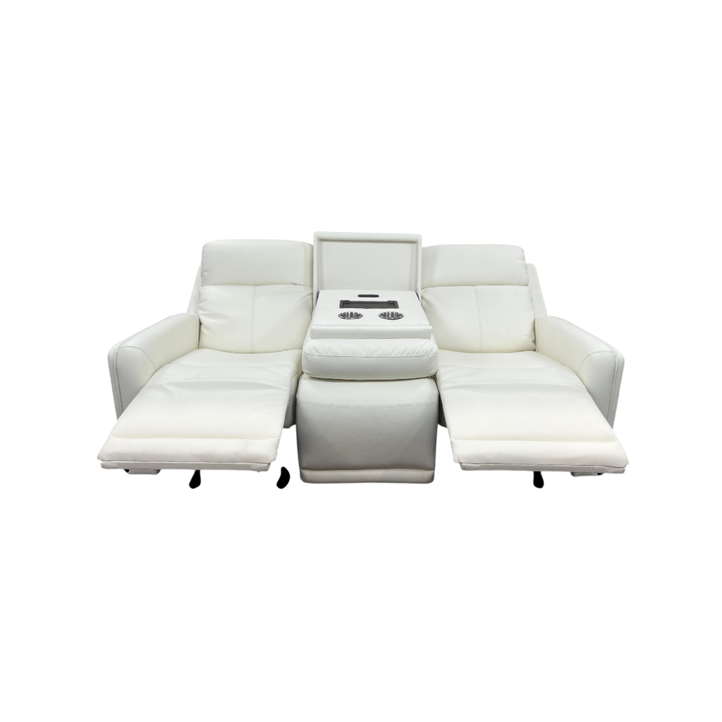 Flexsteel Anders Power Gliding Sofa With Power Headrests & Lumbar