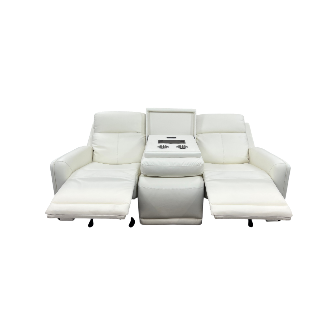 Flexsteel Anders Power Gliding Sofa With Power Headrests & Lumbar
