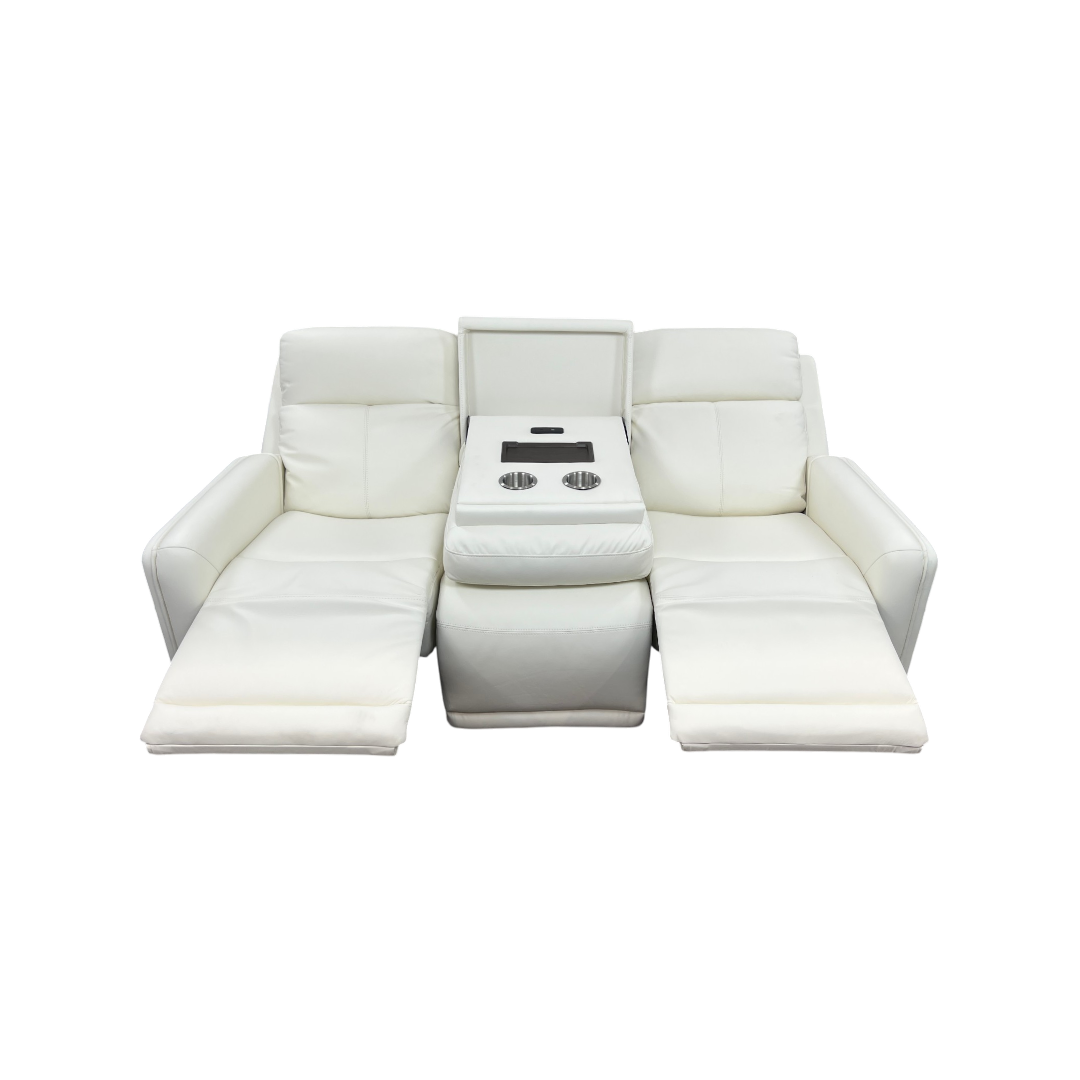 Flexsteel Anders Power Gliding Sofa With Power Headrests & Lumbar