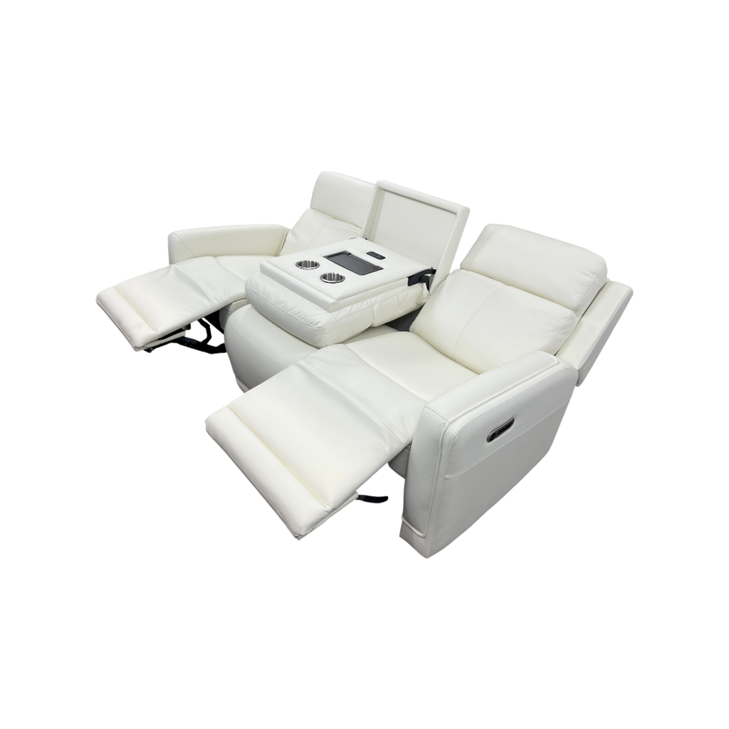 Flexsteel Anders Power Gliding Sofa With Power Headrests & Lumbar